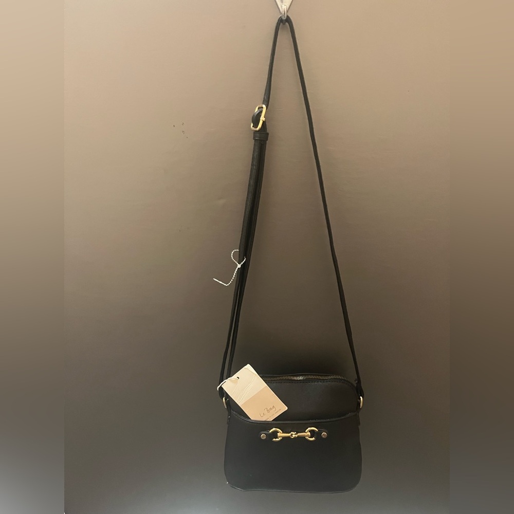 NWT Le bag Elegant Black Crossbody Bag